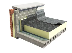 150mm Unilin (Xtratherm) Thin-R FR/BGM Flat Roof - Single Board