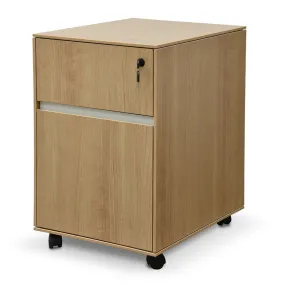 2 Drawer Mobile Pedestal - Natural