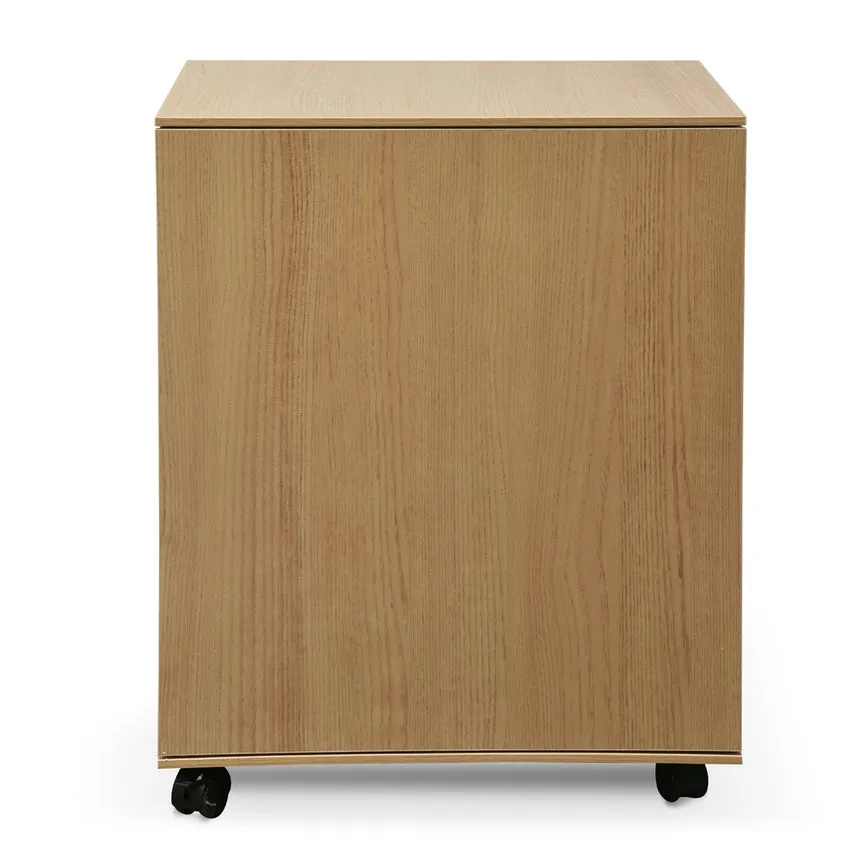 2 Drawer Mobile Pedestal - Natural