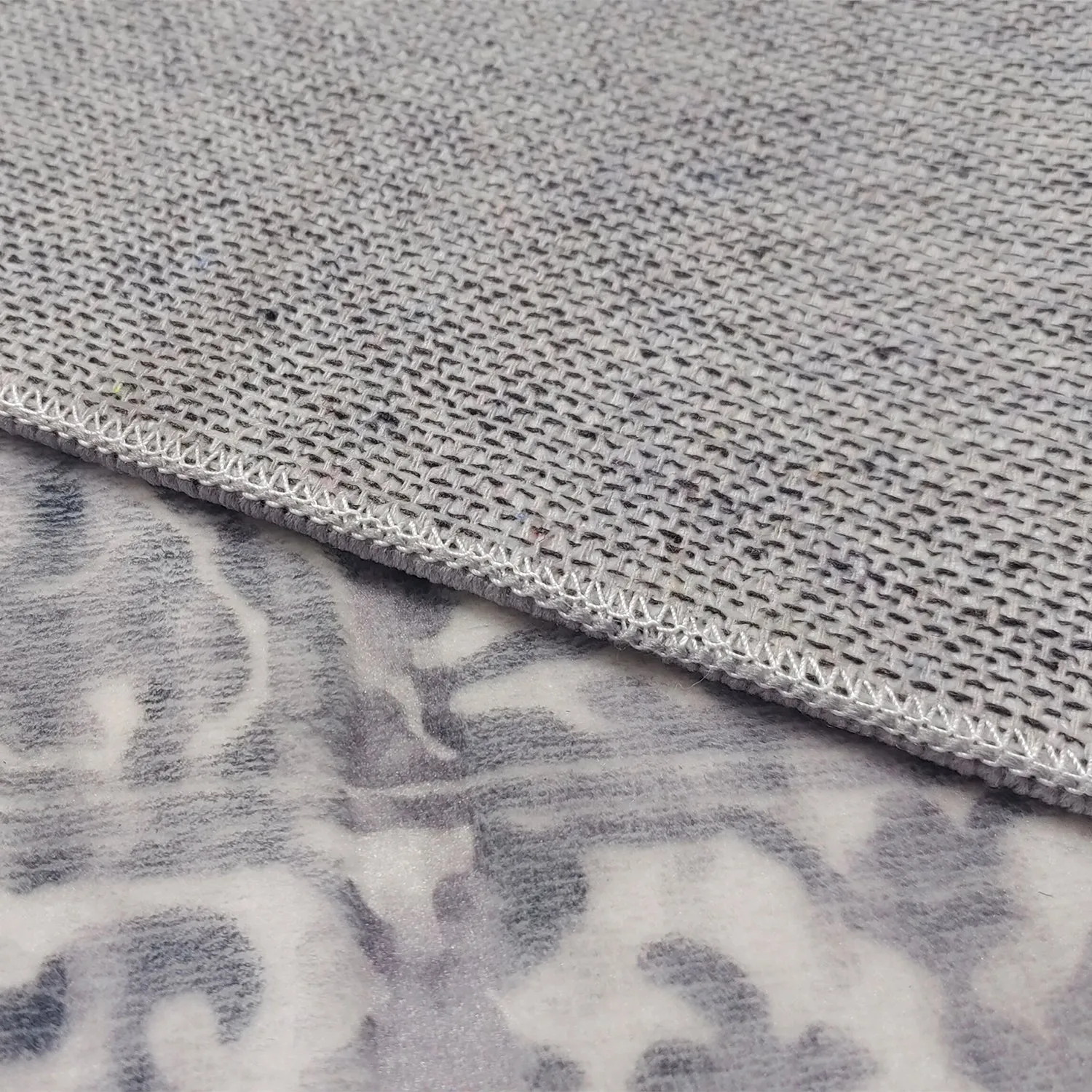 60 Cm X 180 Cm Shay Grey Machine Washable Non Slip Kitchen Mat