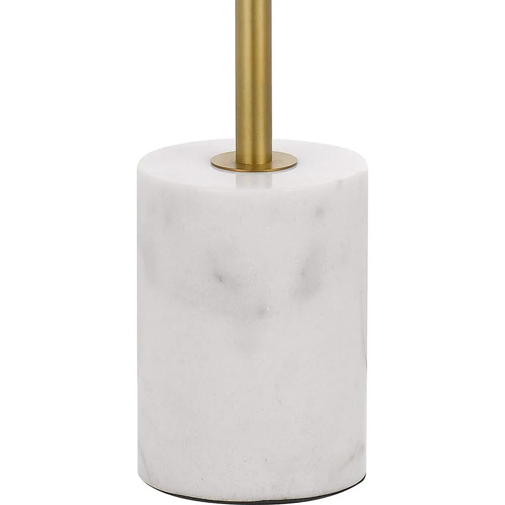 AF Lighting 9145-FL Derry Three-Light 66" Floor Lamp, Matte Gold