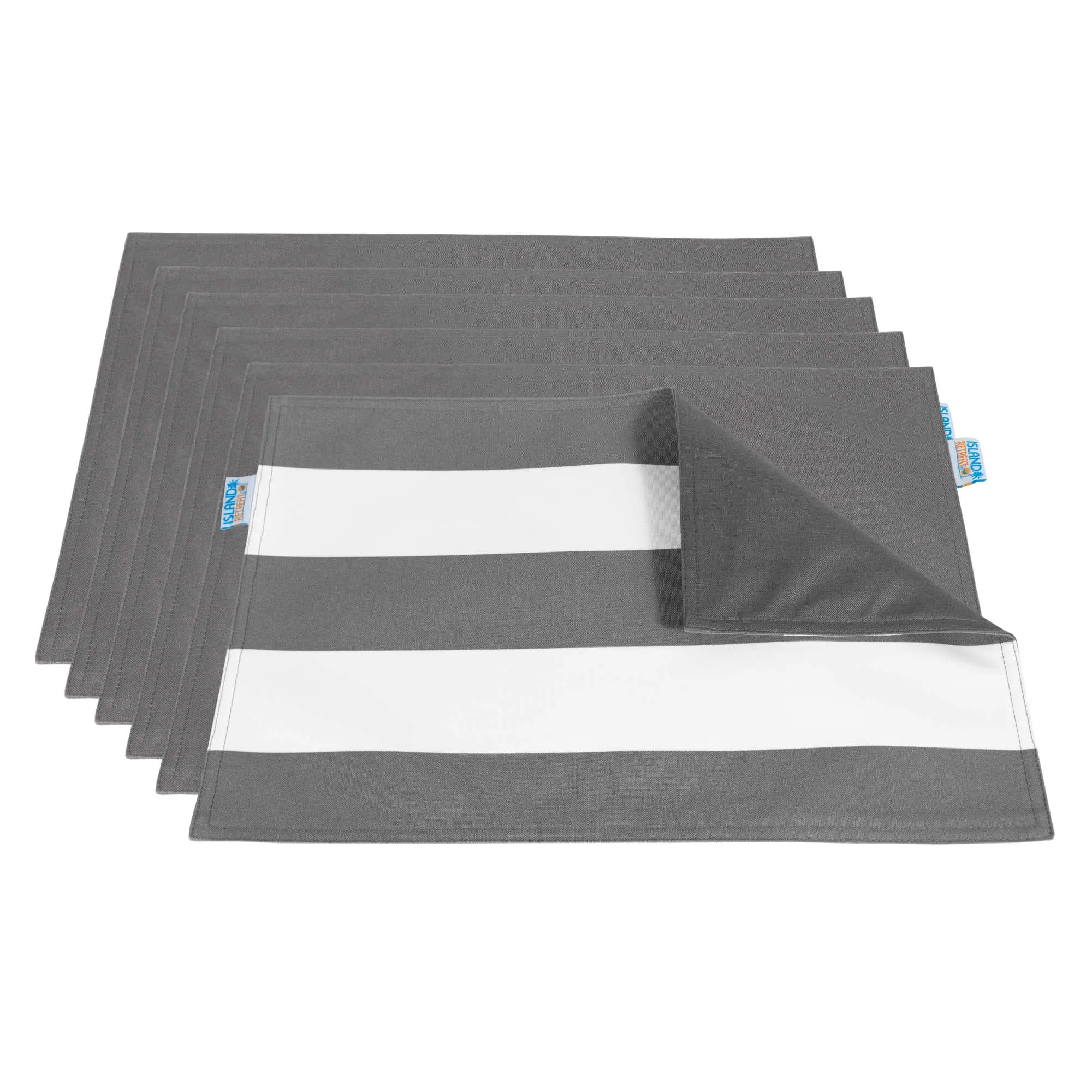 All-Weather Outdoor Reversible Table Mat - Set of 6