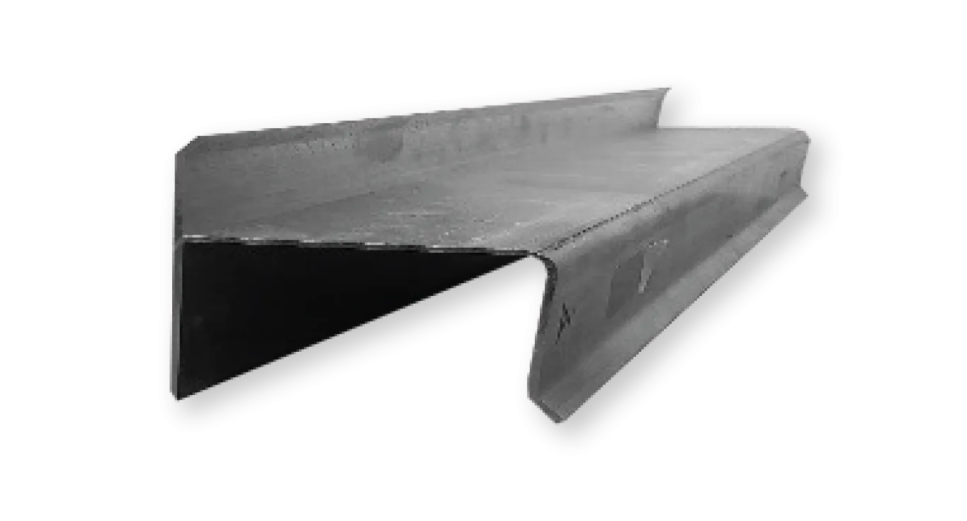 Aluminum Hurricane Panel Top Channel