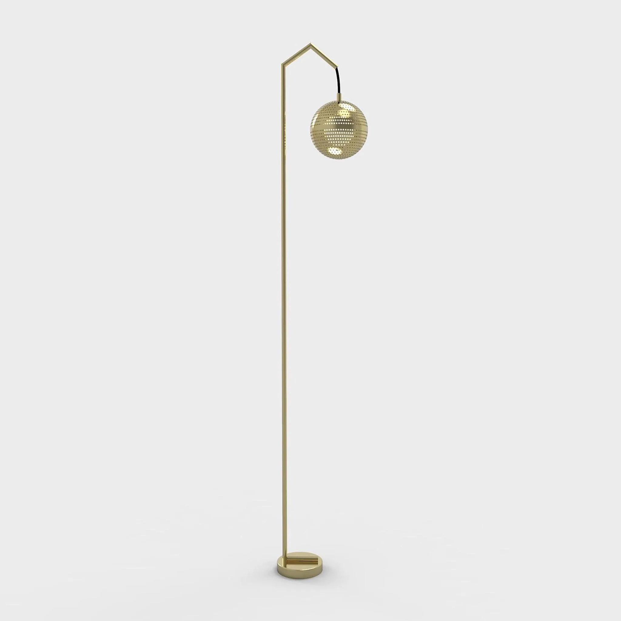 Amur Brass Floor Lamp