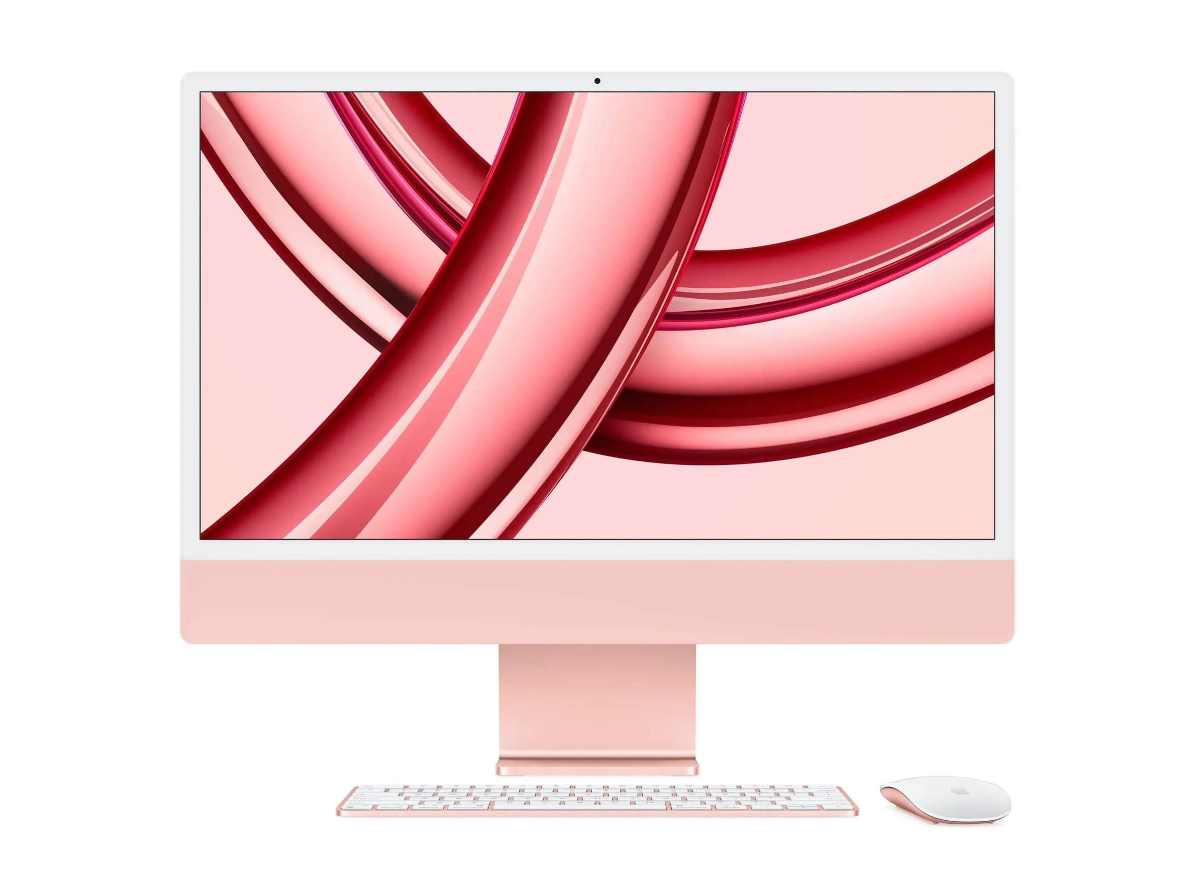 Apple iMac (24-inch, Apple M1 chip with 8-Core CPU and 7-core GPU, 8GB RAM, 256GB) - Pink