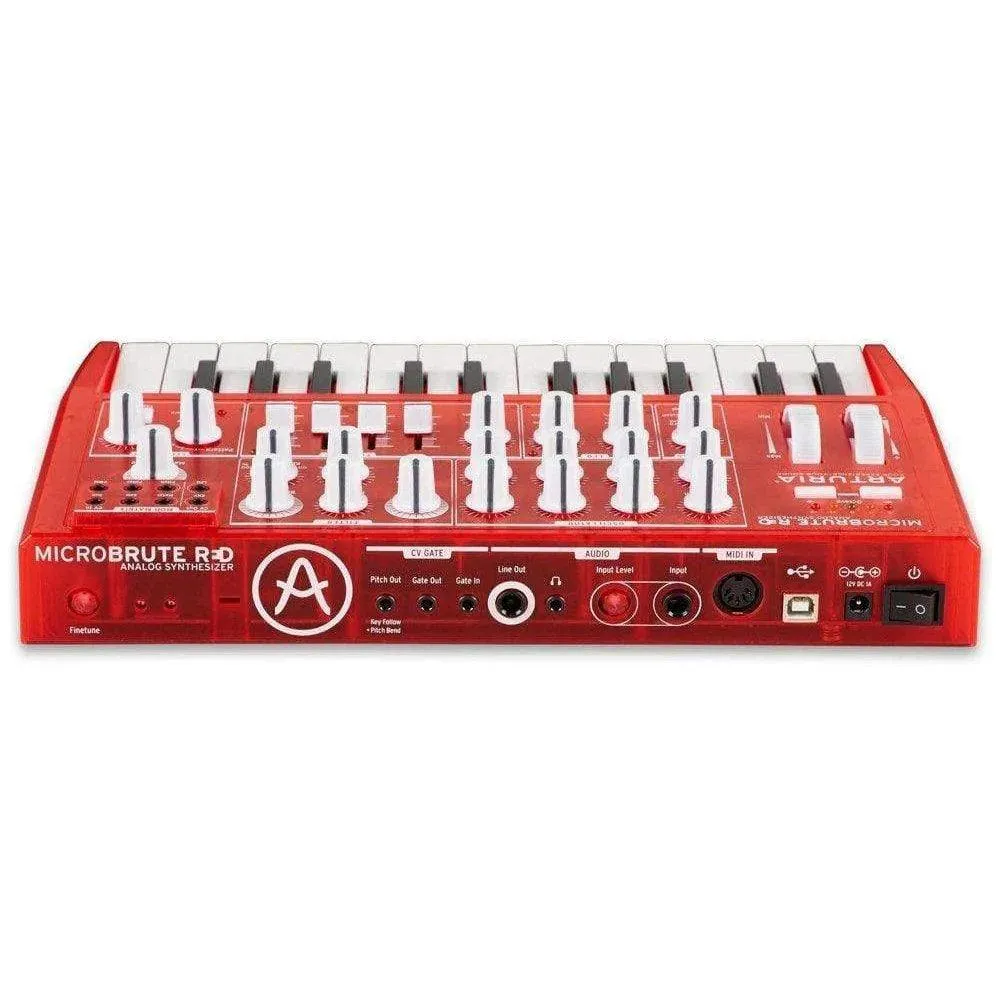 Arturia MicroBrute Analog Synthesizer- Red