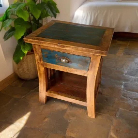 Bali Reclaimed Teak Slated Side Table