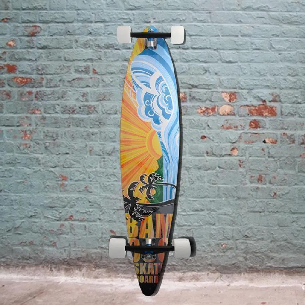 Bamboo Nirvana Pintail 44" Bamboo Longboard