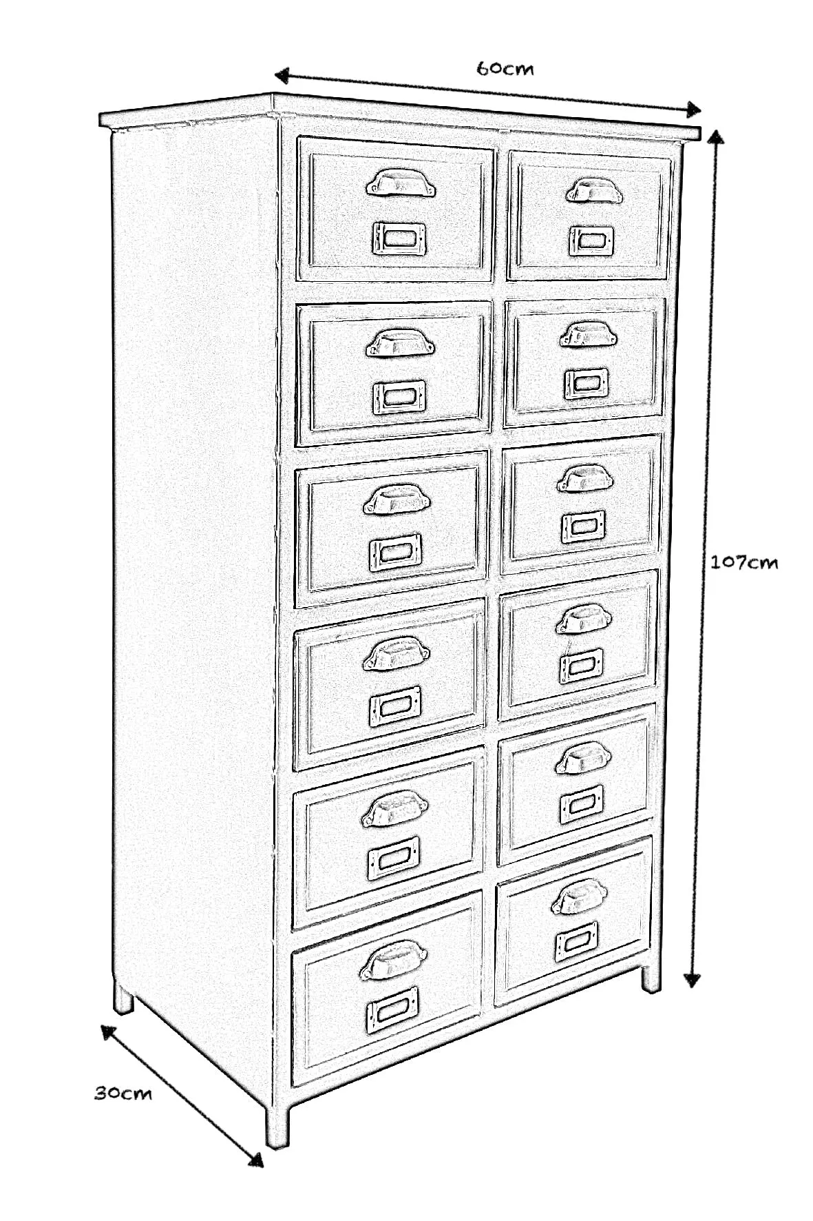 Banker's Drawer Unit