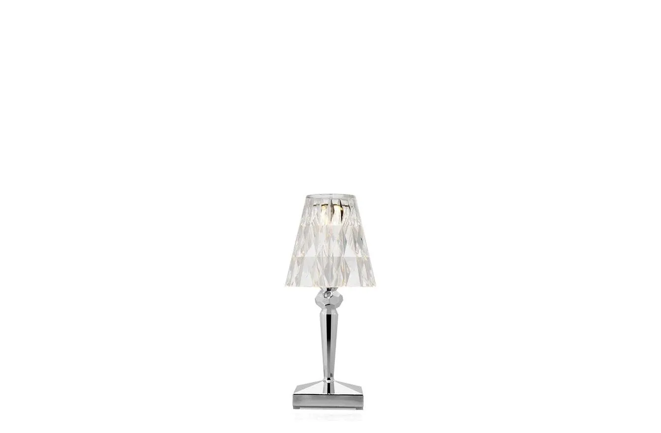 Battery Table Lamp - Metallic