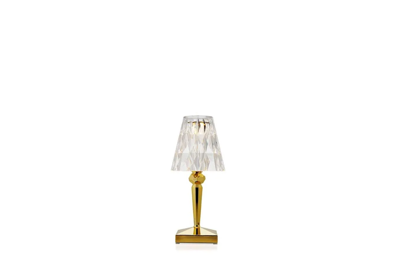 Battery Table Lamp - Metallic