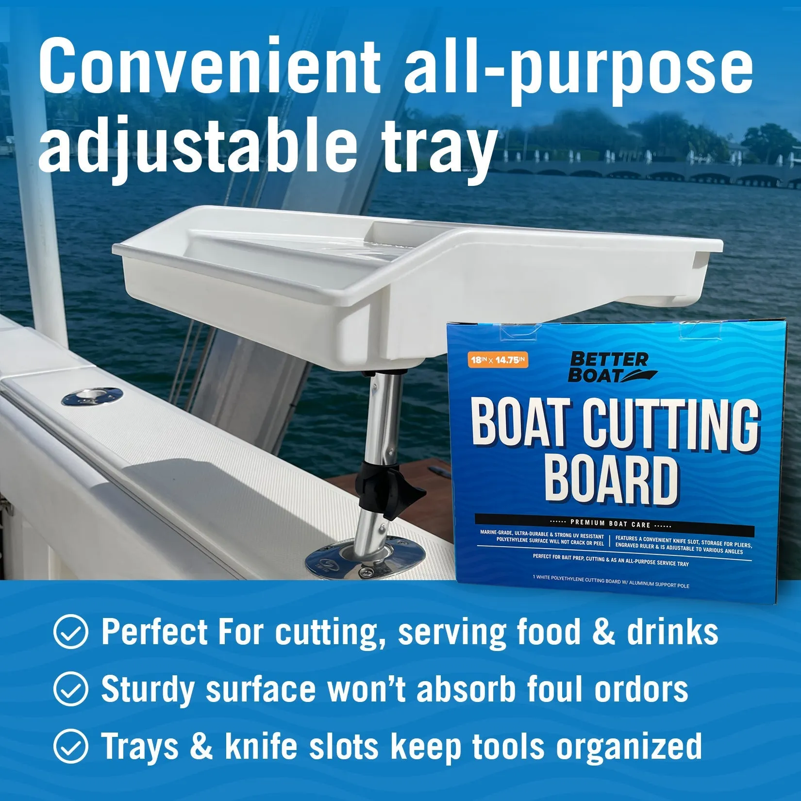 Better Boat Rod Holder Cutting Board