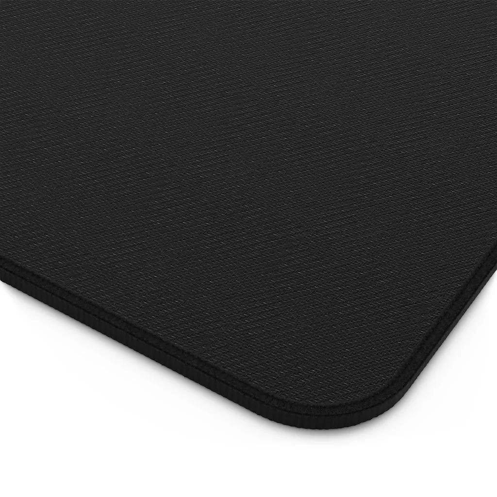 Black Rainbow Desk Mat