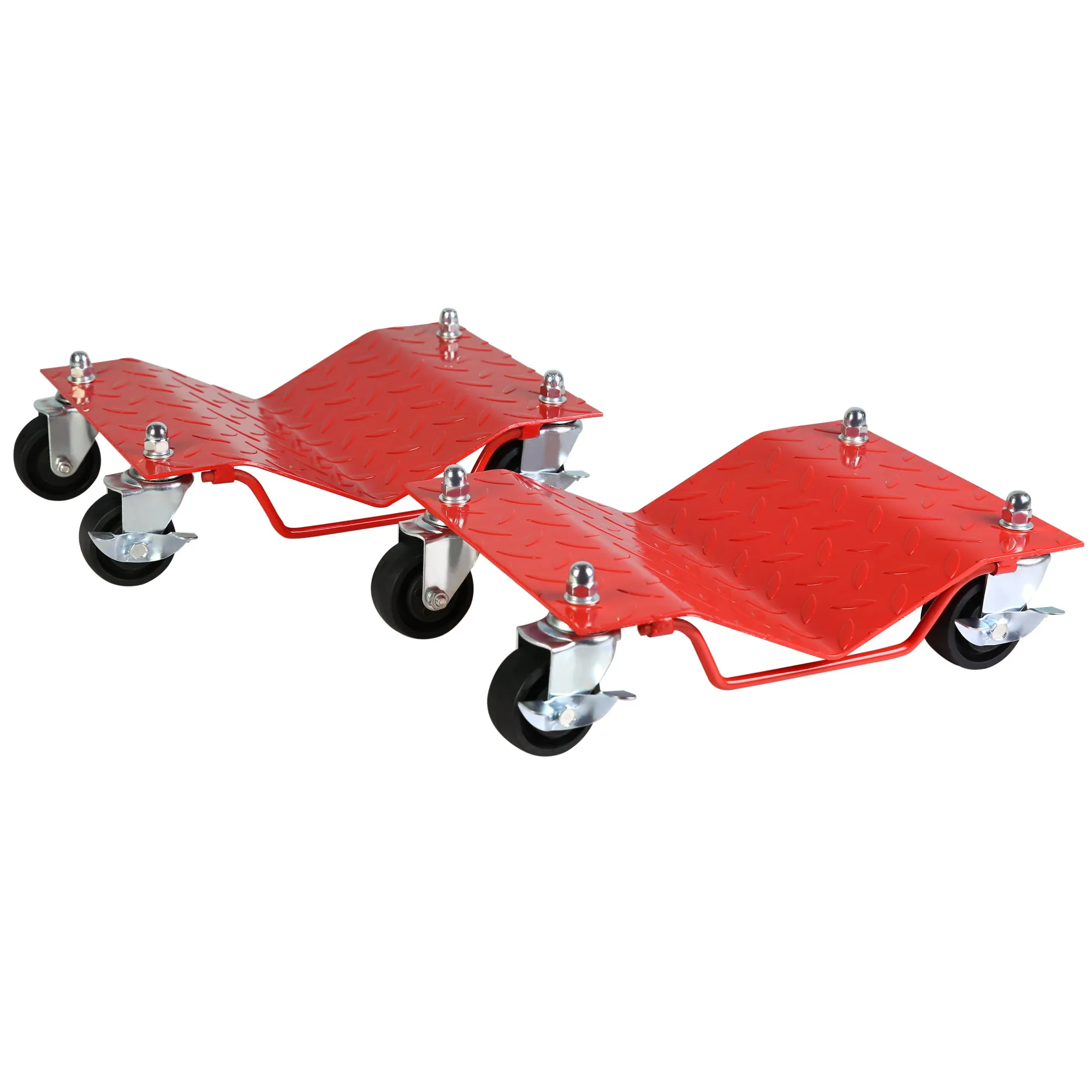 Car Dolly Wheel Tire Dolly 4 PCS Heavy Duty Skate Auto Repair Dolly 6000LB