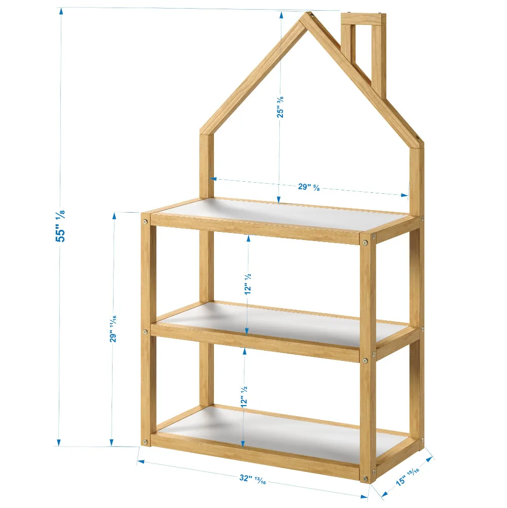 Casita Wood Montessori inspired Bookshelf