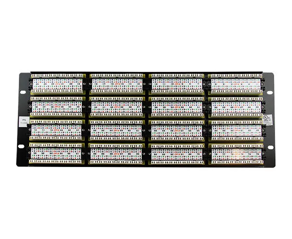 CAT6 Network 96-Port Patch Panel, 4U Rack Mount