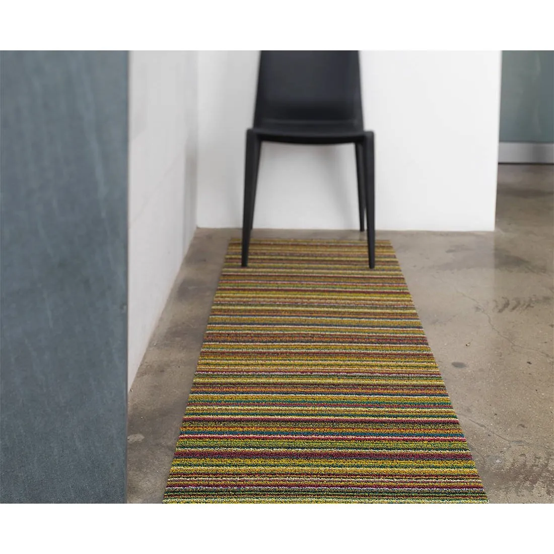 Chilewich Doormat Skinny Stripe Bright Multi 46x71