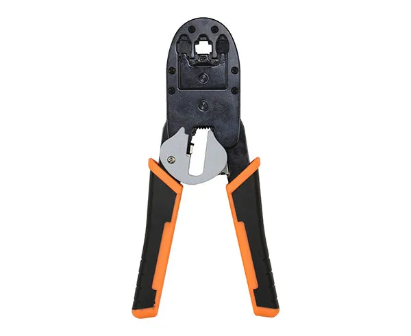 Crimping Tool with Ratchet for RJ45/RJ12/RJ11