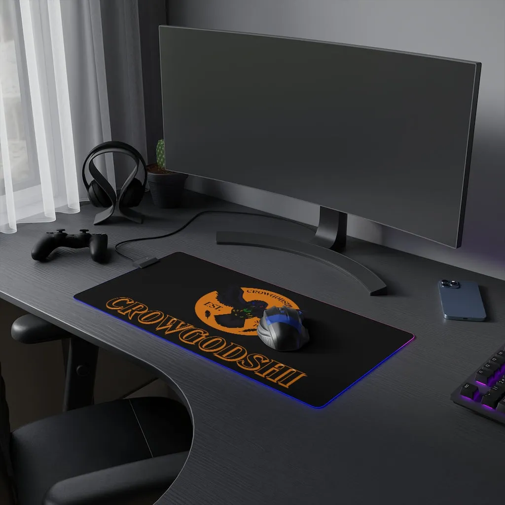 Crowgodshi LED Mouse Pad, ORANGE