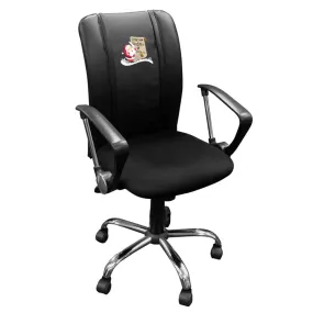 Curve Task Chair with Naughty or Nice Logo