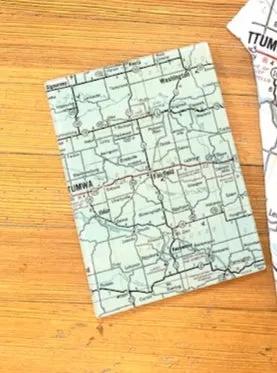 Custom Fairfield Map Glass Cutting Board