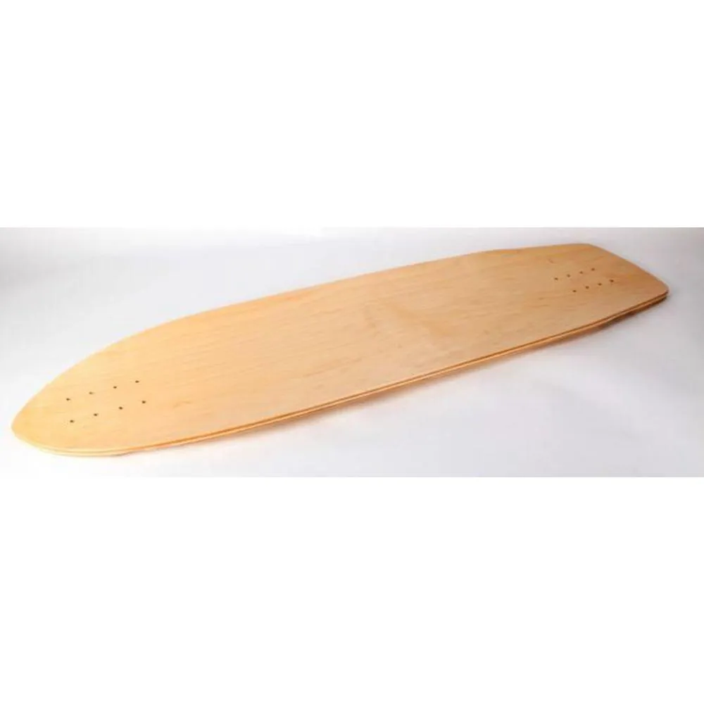 Directional Downhill 37" Kicktail Maple Longboard Blank Deck