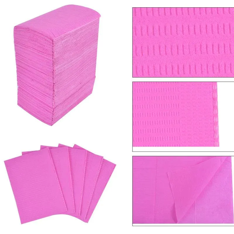 Disposable Nails Art Cleaning Mat Set - Waterproof Manicure Tablecloths