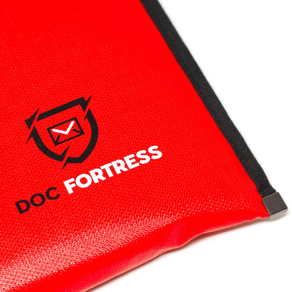 DocFortress Fire & Water Resistant Document/Money Safe Storage Bag