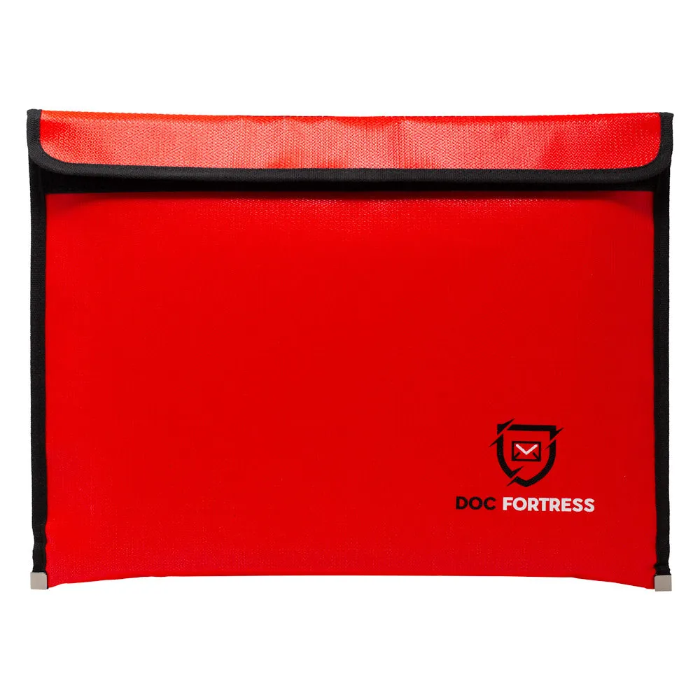 DocFortress Fire & Water Resistant Document/Money Safe Storage Bag