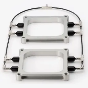 Dual Holley 4500 Dominator Water Methanol Injection Plates