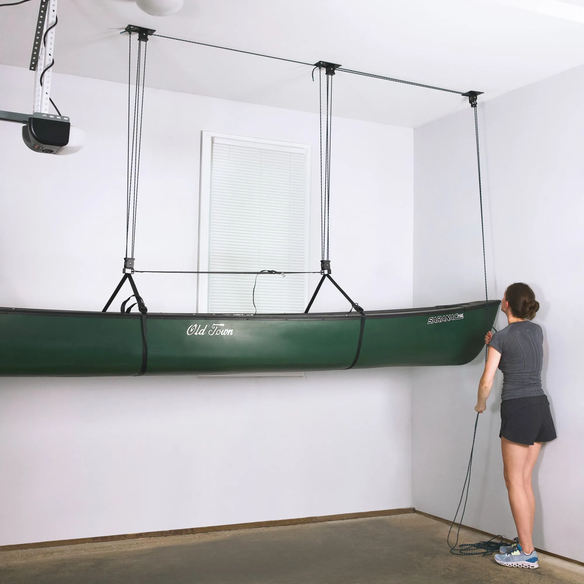 Elite Heavy Duty Canoe Hoist Garage Ceiling Storage Hoist | Holds up to 150 lbs