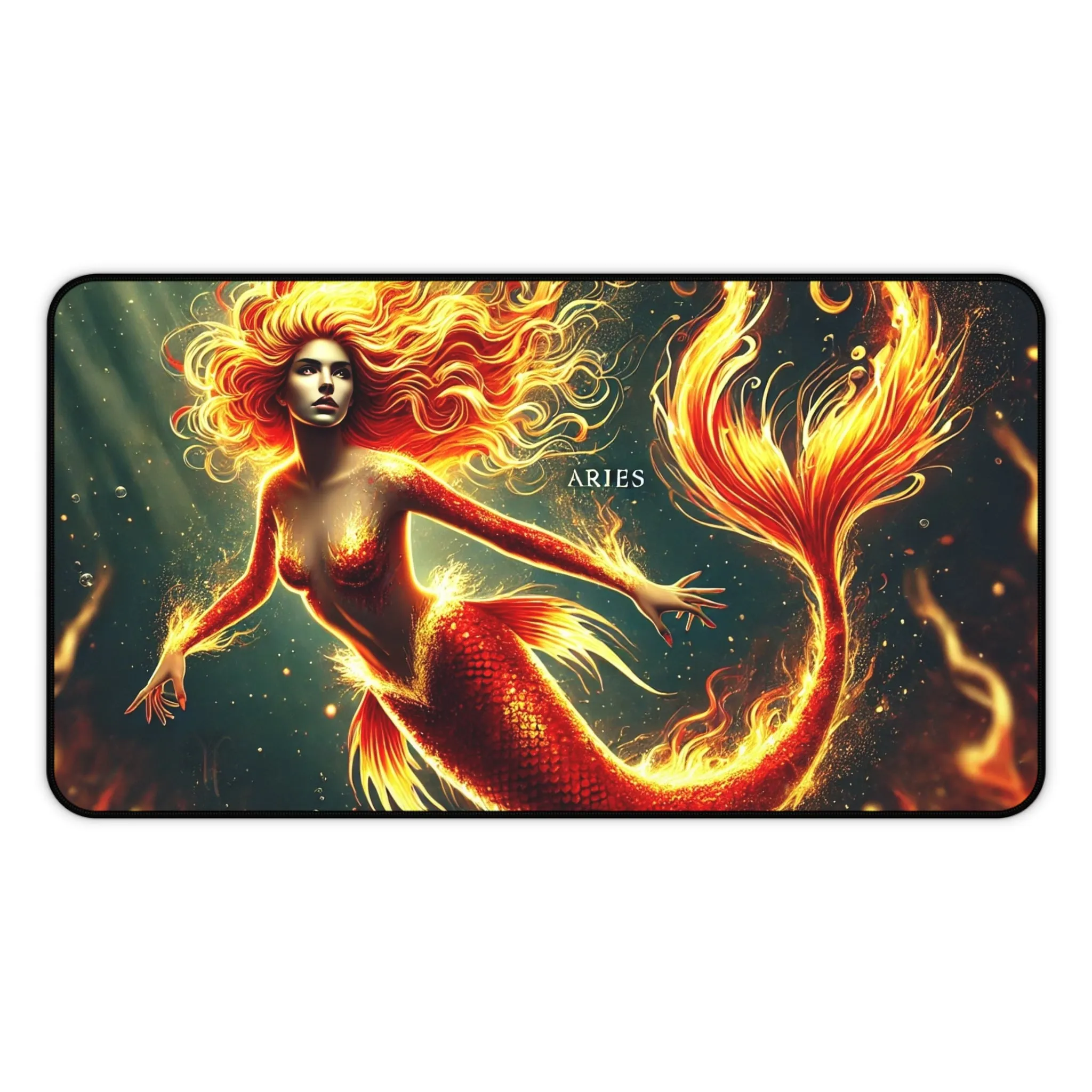 Fiery Aries: Fierce Mermaid of the Flames Below