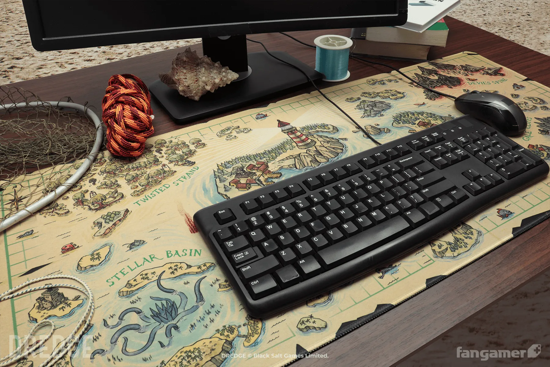 Fisherman's Map Desk Mat