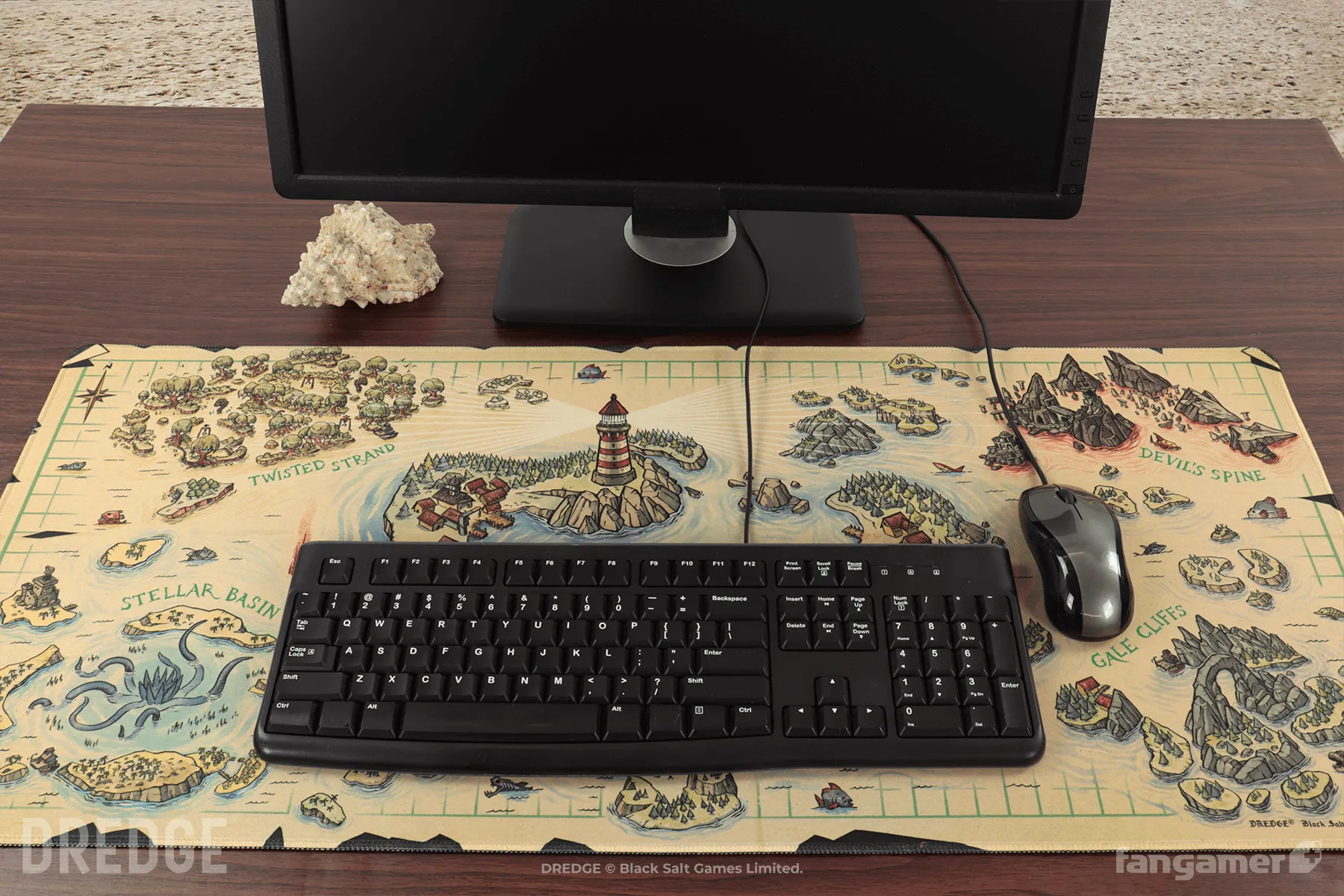 Fisherman's Map Desk Mat