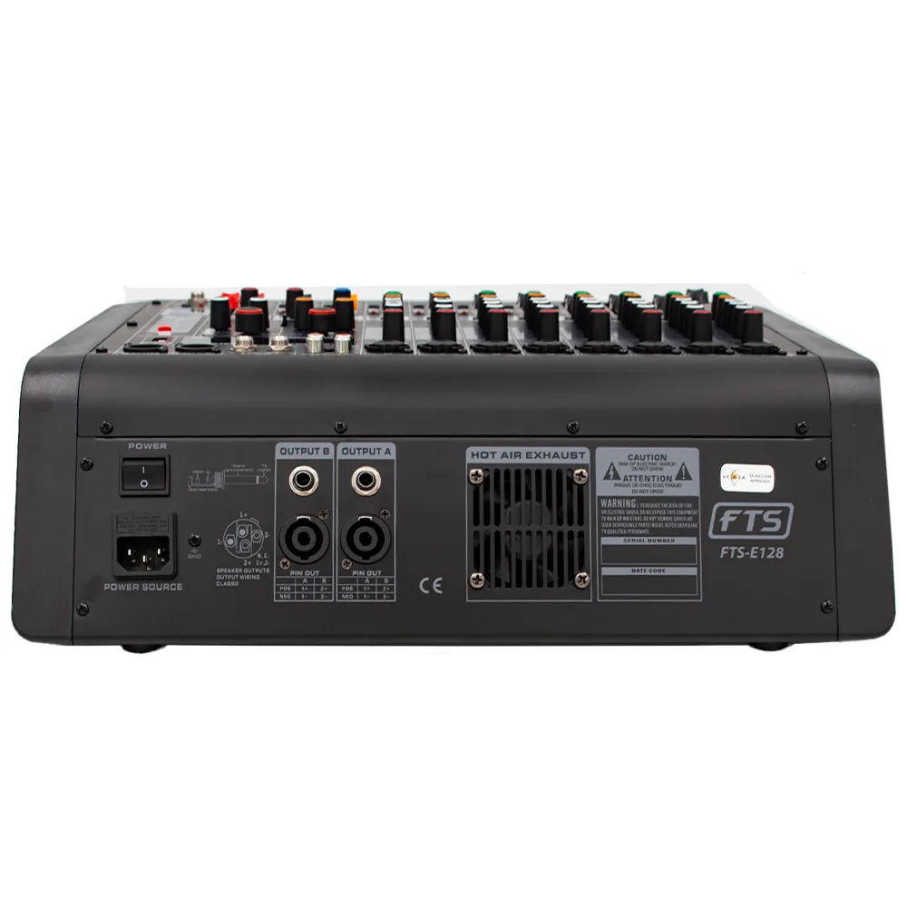 FTS 8 Channel 170W Powered Mixer [E128]