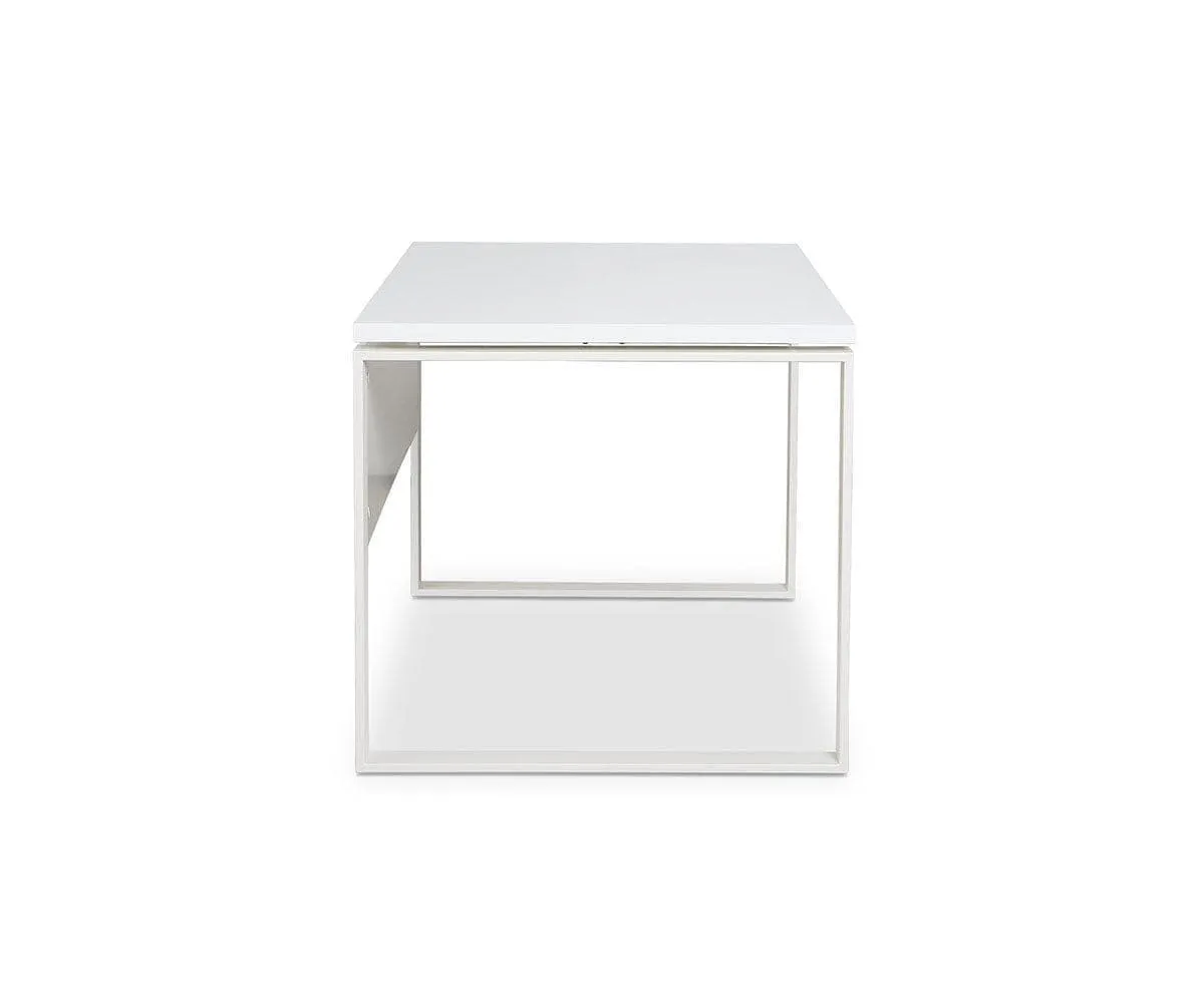 Gammel 55" Desk - White