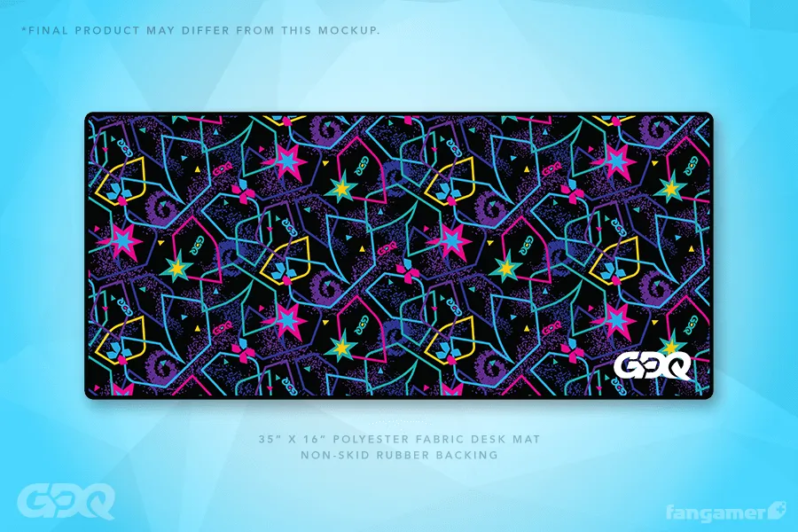 GDQ Arcade Floor Desk Mat