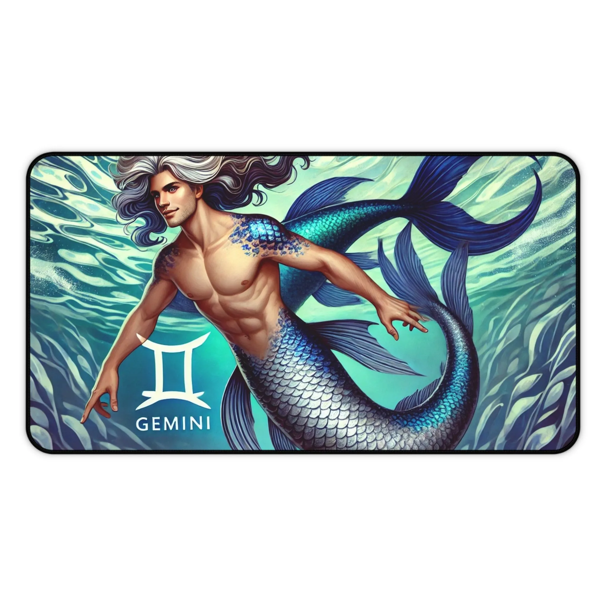 Gemini Merman Desk Mat