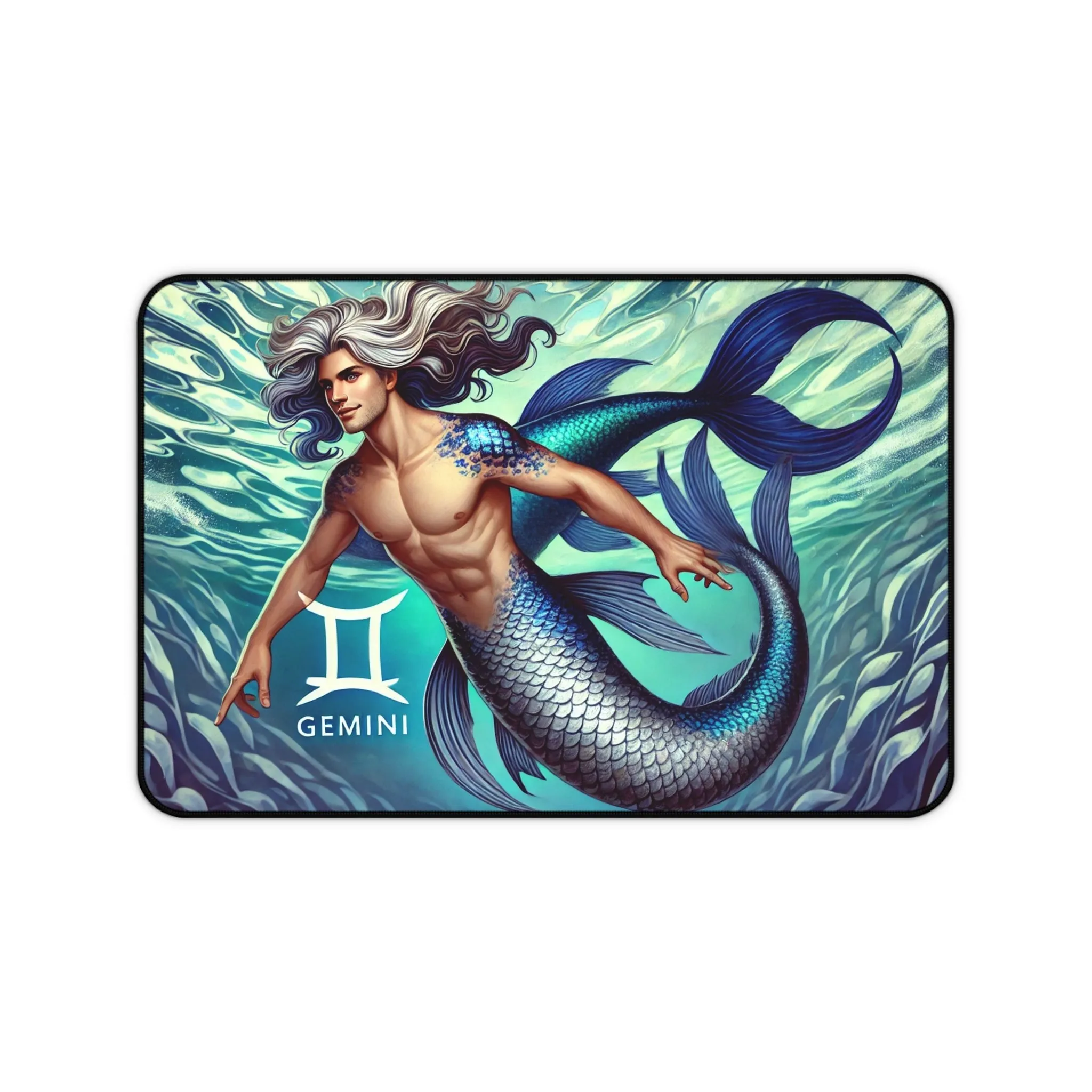 Gemini Merman Desk Mat