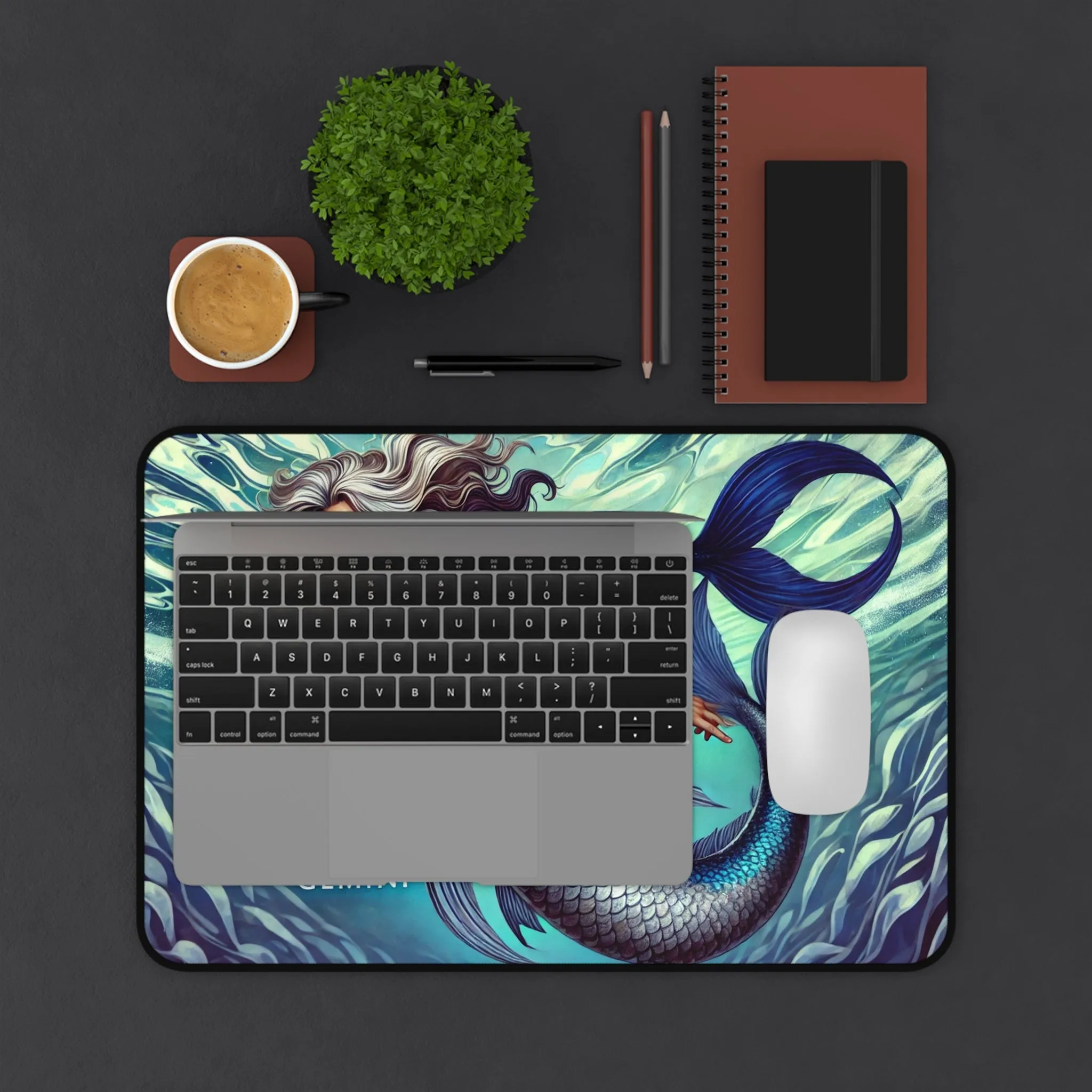 Gemini Merman Desk Mat