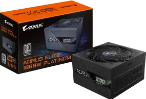 GIGABYTE 1000W AORUS ELITE P1000W 80  Platinum Modular PCIe 5.0 Power Supply GP-AE1000PM PG5