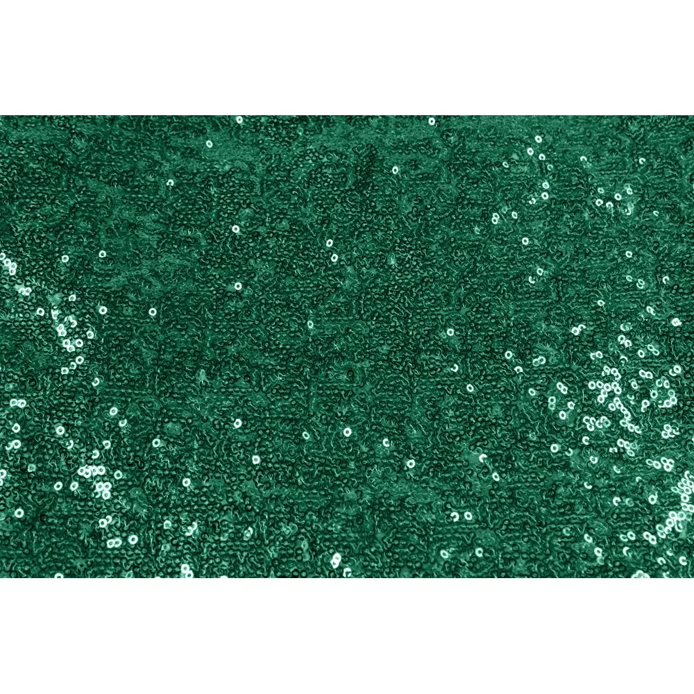 Glitz Sequin 10ft H x 52" W Drape/Backdrop panel - Emerald Green