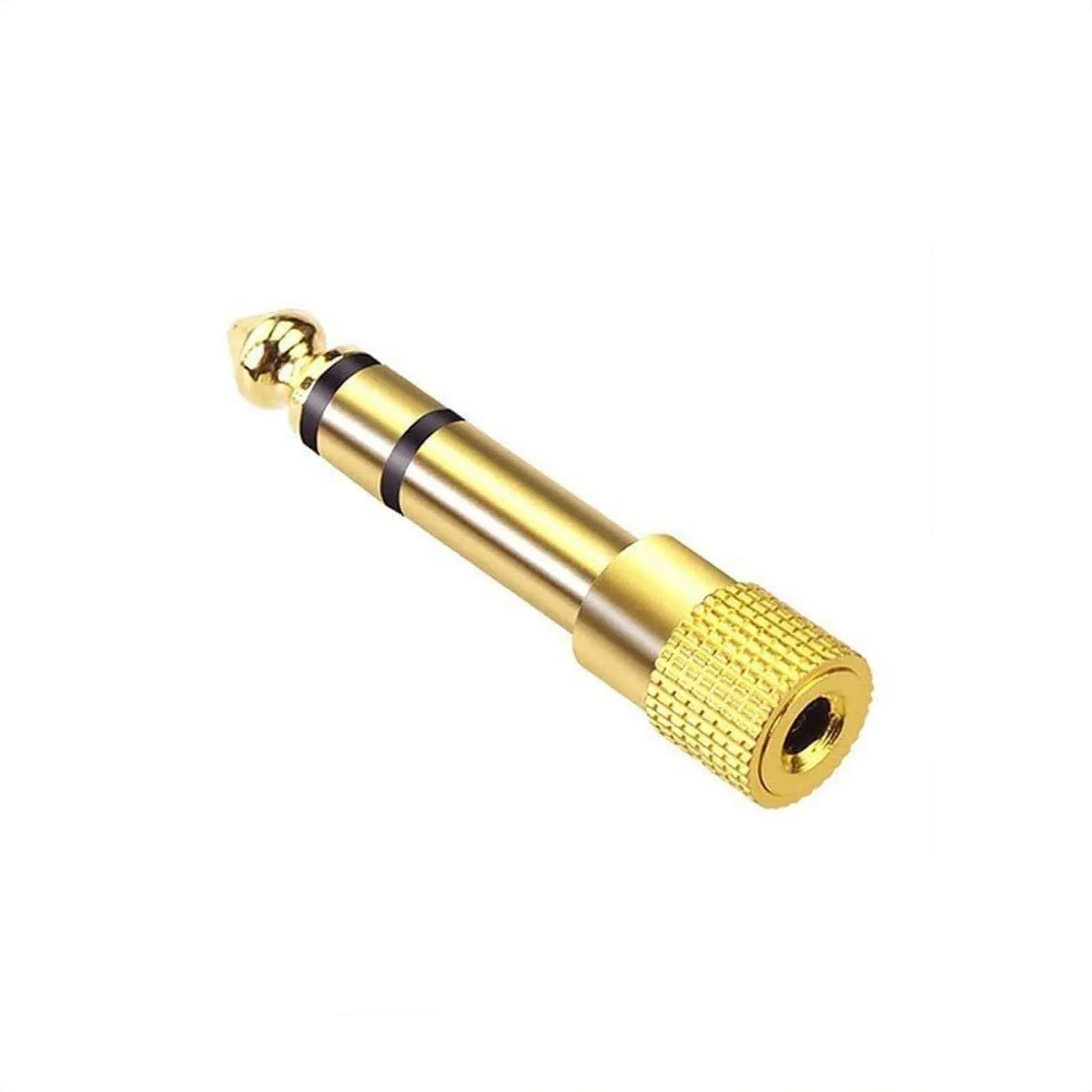 Gold-Plated 3.5mm Female to 6.35mm Male Audio Adapter