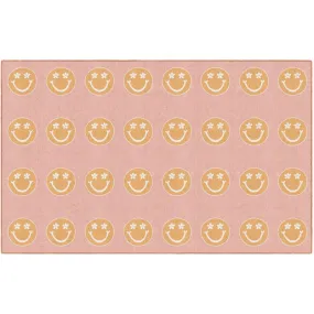 Good Vibes Happy Faces Classroom Rug