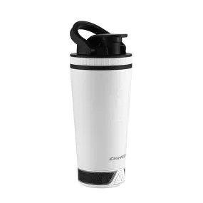 Ice Shaker Speaker Bottle - White