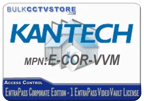 Kantech E-COR-VVM EntraPass Corporate Edition - 1 EntraPass Video Vault License