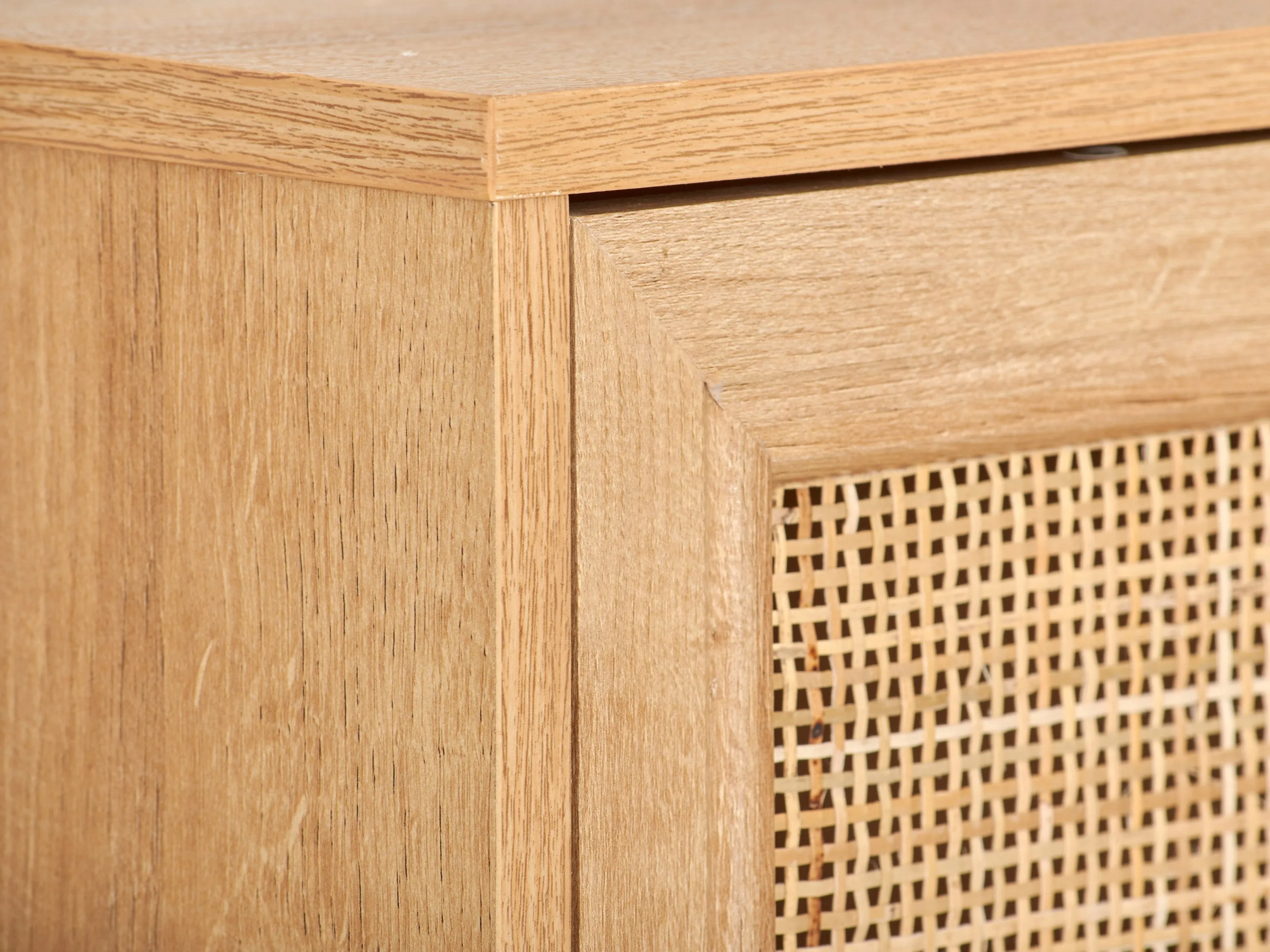 Light Brown Wood Sideboard Buffet