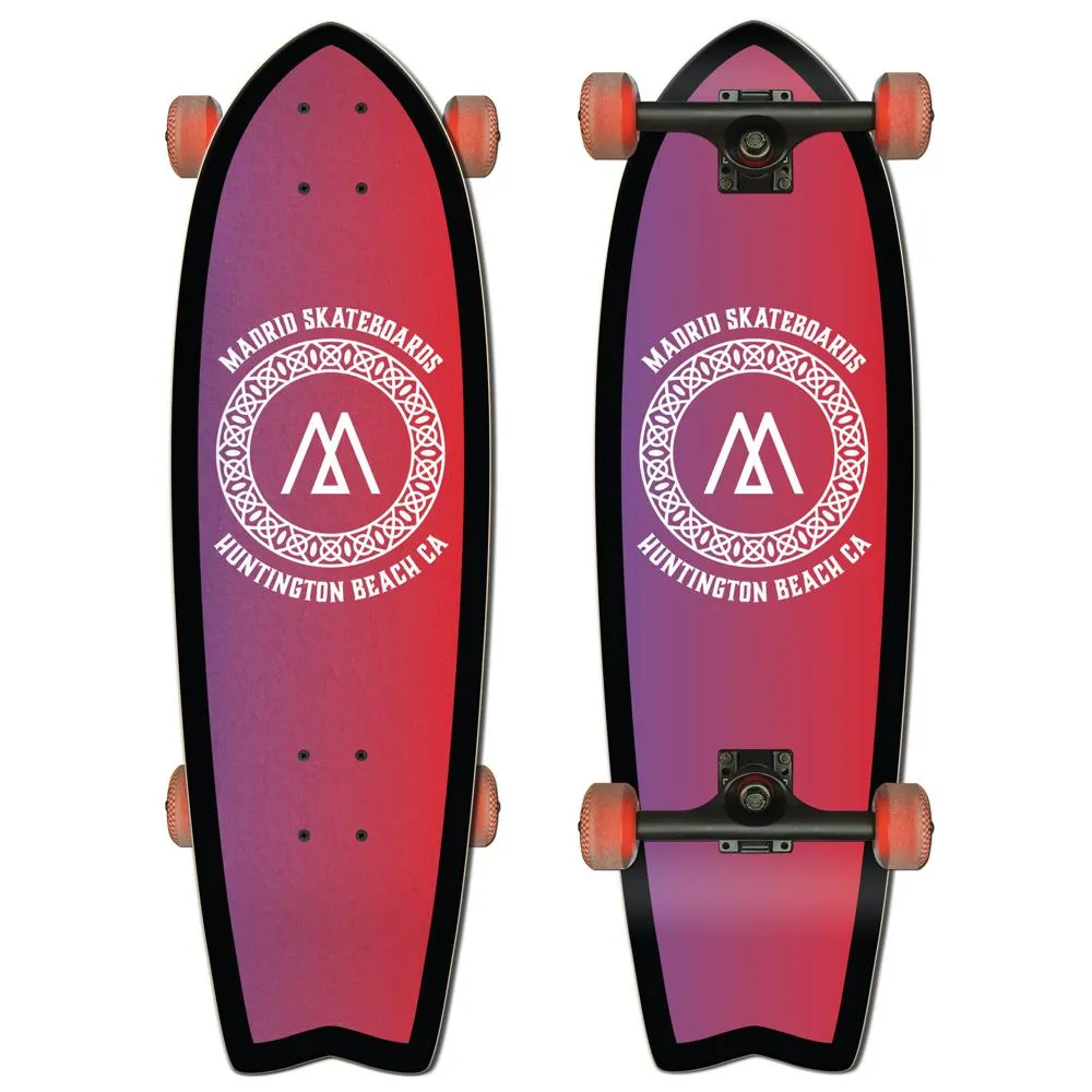 Madrid Fish 29" Gradient Cruiser Longboard