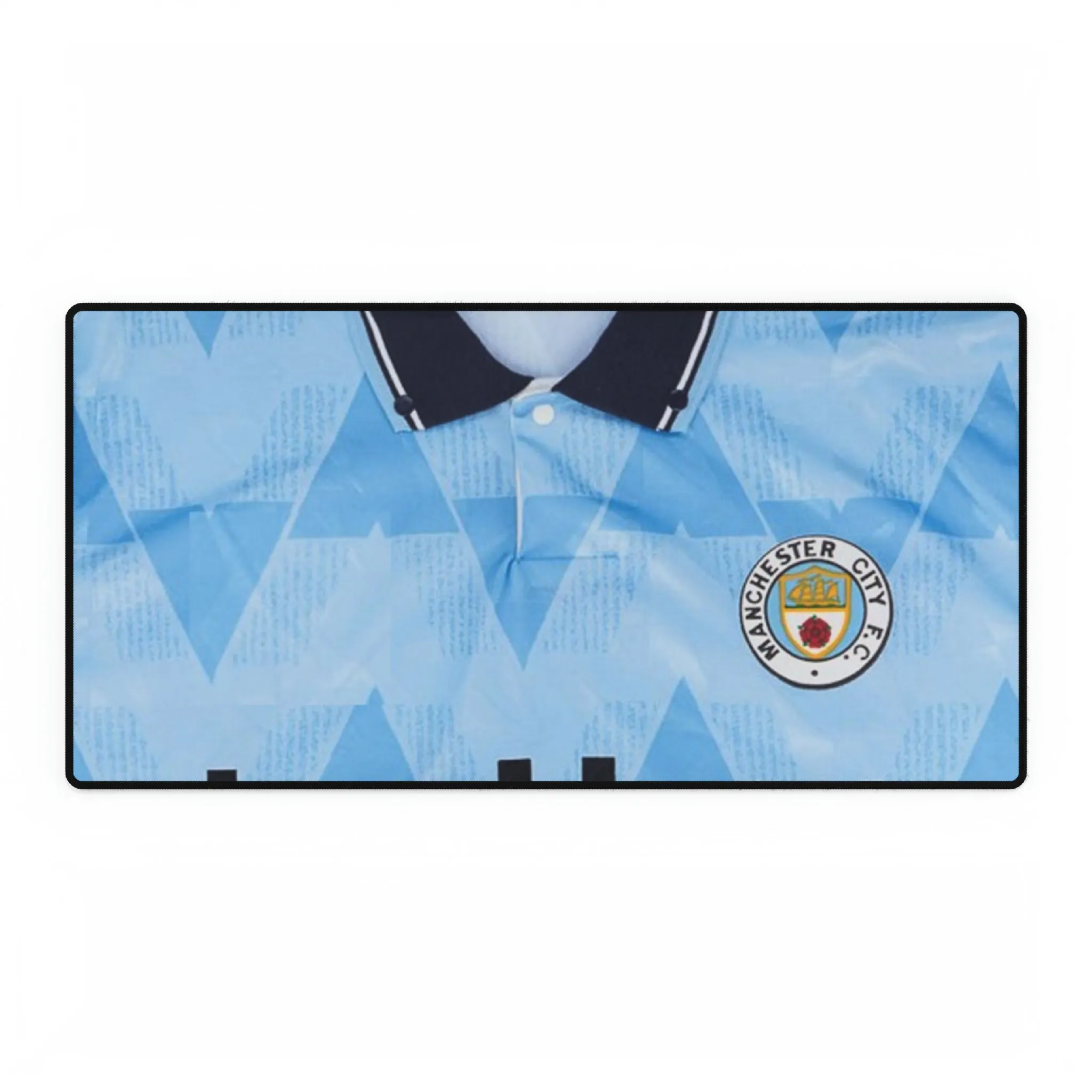 Man City Retro Home Kit - Desk Mat