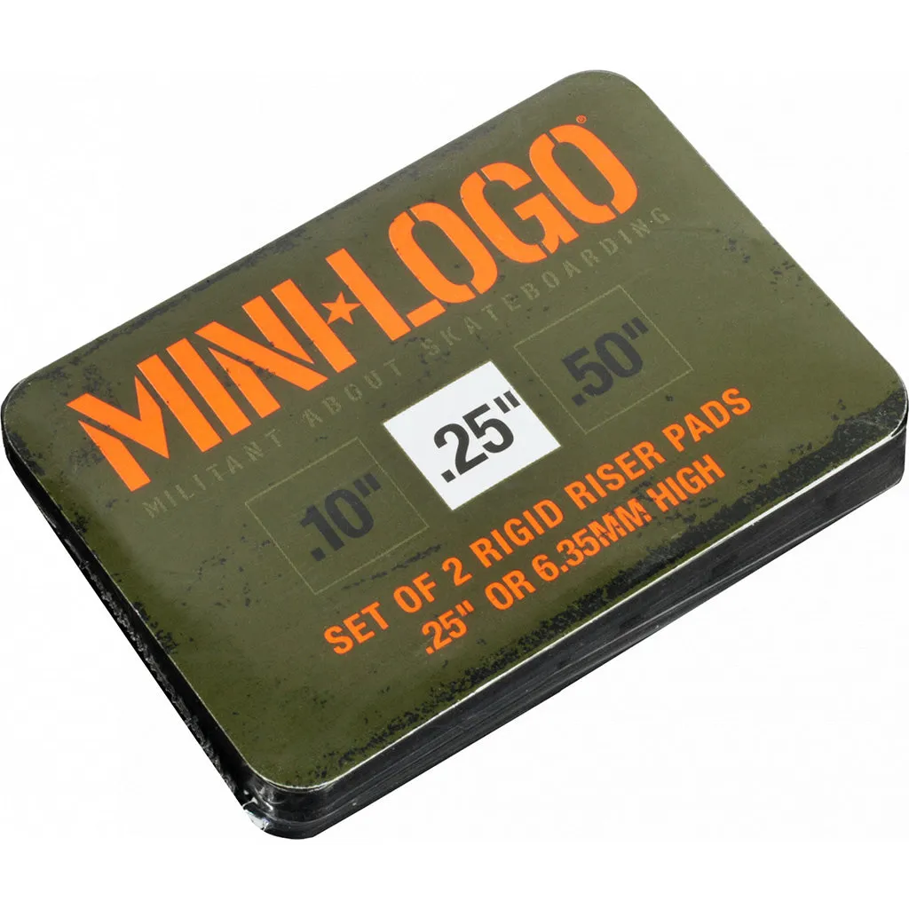 Mini Logo Rigid Riser Pad - .25" 2 Piece